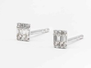 Mondevio Silver Bead Hoop Earrings